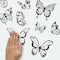 RoomMates Color Your Own Butterflies Peel & Stick Wall Decals